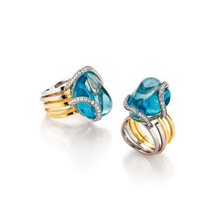 AQUAMARINE RING